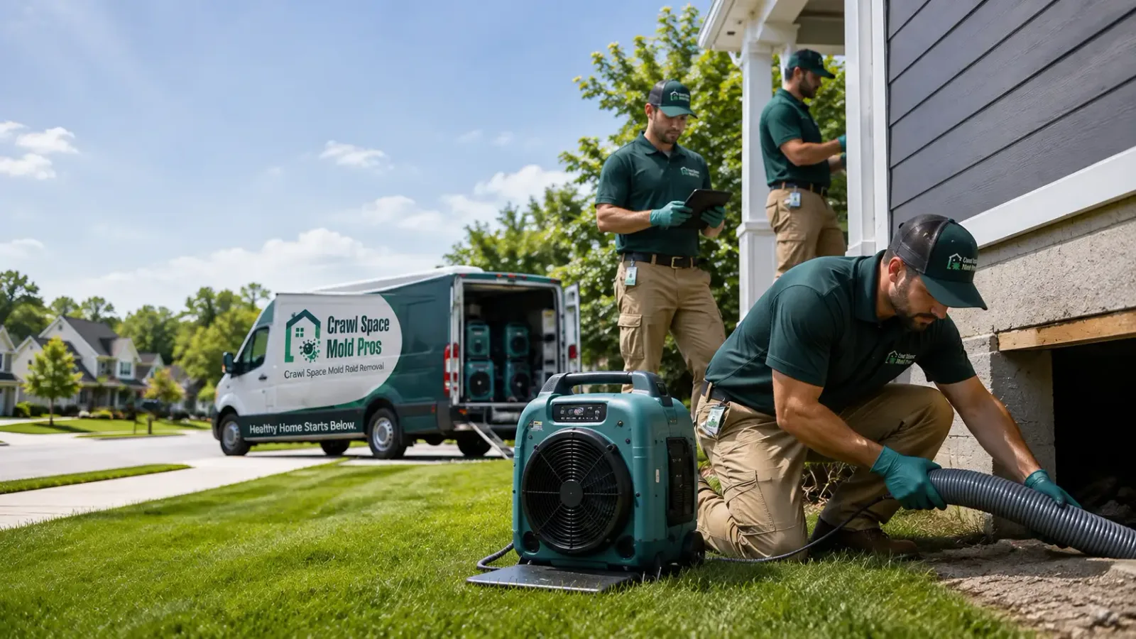 Crawl Space Mold Removal in Aurora, UT